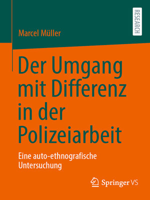 cover image of Der Umgang mit Differenz in der Polizeiarbeit